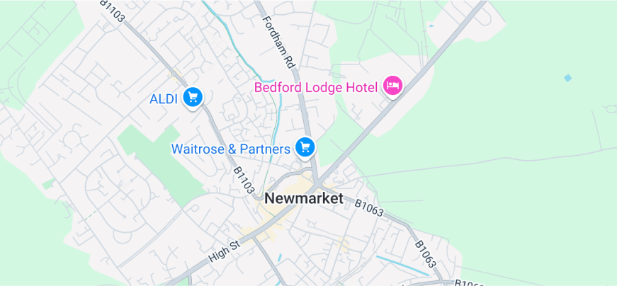Map of our service area